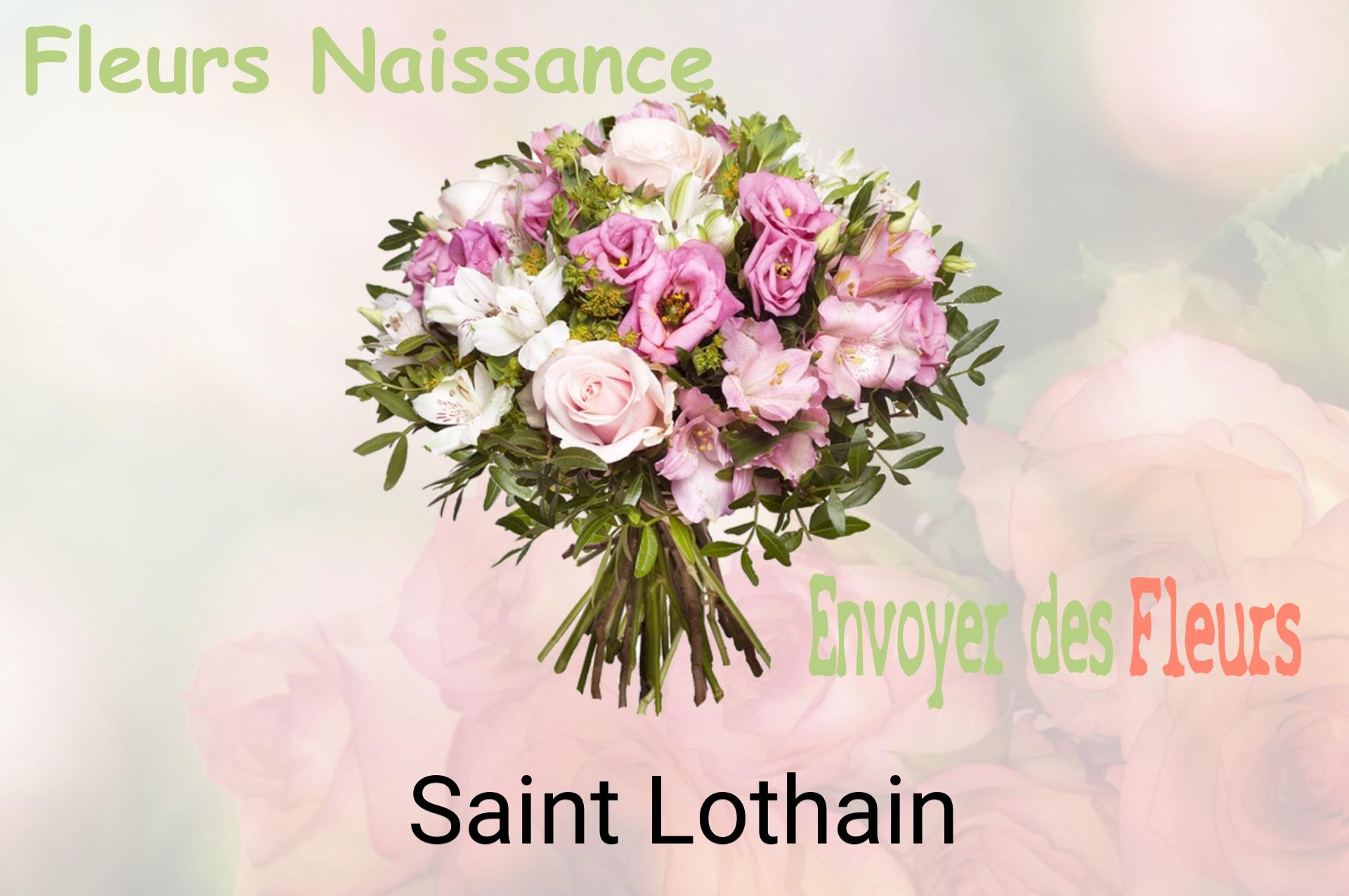 Bouquet de fleurs de naissance livré à Saint-Lothain